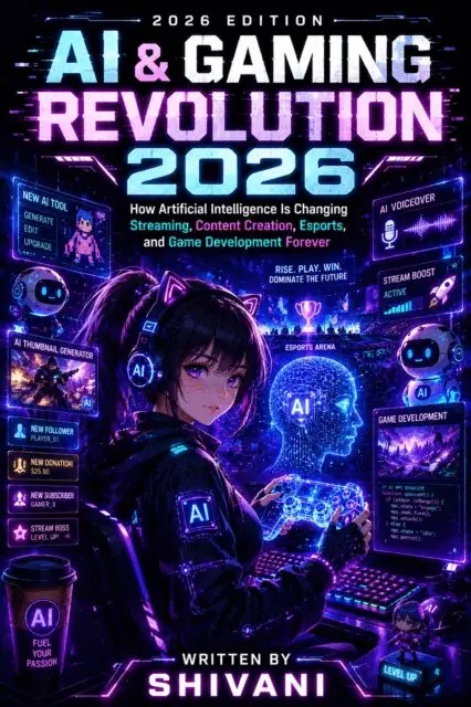 Shivani - AI & Gaming Revolution 2026: How Artificial Intelligence Is Changing Streaming, Content Creation, Esports, and Game Development Forever, E-bok. Tillgänglighet: Lägg i varukorg