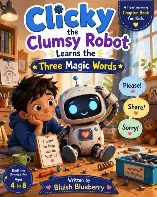 Sarah Dean - Clicky the Clumsy Robot Learns the Three Magic Words, E-bok. Tillgänglighet: Lägg i varukorg