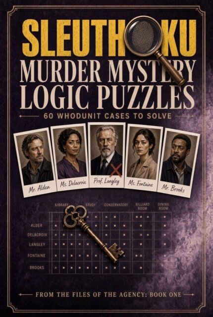 Andy Nichols - SleuthOku- 60 Murder Mystery Logic Puzzles, E-bok. Tillgänglighet: Lägg i varukorg