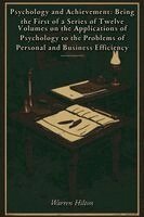 Warren Hilton - Psychology and Achievement, Häftad