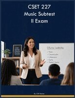 Ctr Thomas - CSET 227 Music Subtest II Exam, Häftad. Tillgänglighet: Lägg i varukorg