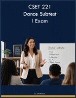 Ctr Thomas - CSET 221 Dance Subtest I Exam, Häftad. Tillgänglighet: Lägg i varukorg