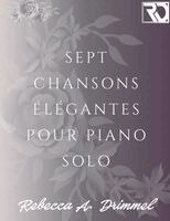 Sept chansons élégantes pour piano solo, Häftad