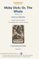 Herman Melville - Moby Dick; Or, The Whale - Volume 2 of 2, Inbunden