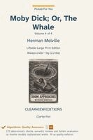 Herman Melville - Moby Dick; Or, The Whale - Volume 4 of 4, Inbunden. Tillgänglighet: Lägg i varukorg