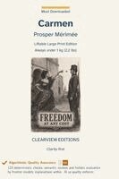Prosper Mérimée - Carmen, Inbunden