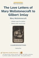 Mary Wollstonecraft - Love Letters of Mary Wollstonecraft to Gilbert Imlay, Inbunden