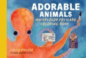 Lacey Walker - Adorable Animals Watercolor Postcard Coloring Book. Tillgänglighet: Kommande