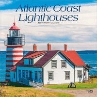 Browntrout - Atlantic Coast Lighthouses 2027 12 X 24 Inch (Hanging) Monthly Square Wall Calendar Plastic-Free, Övrigt