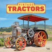 Browntrout - Vintage Tractors 2027 12 X 24 Inch (Hanging) Monthly Square Wall Calendar Plastic-Free, Övrigt