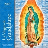 Browntrout - La Virgen de Guadalupe 2027 12 X 24 Inch (Hanging) Monthly Square Wall Calendar English/Spanish Bilingual Plastic-Free, Övrigt