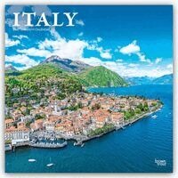 BrownTrout - Italy 2027 12 X 24 Inch (Hanging) Monthly Square Wall Calendar Plastic-Free, Övrigt