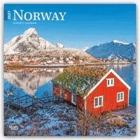 Browntrout - Norway 2027 12 X 24 Inch (Hanging) Monthly Square Wall Calendar Plastic-Free, Övrigt