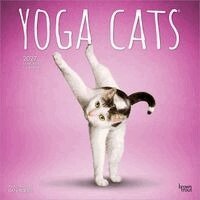 Browntrout - Yoga Cats Official 2027 12 X 24 Inch (Hanging) Monthly Square Wall Calendar Plastic-Free, Övrigt