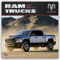 Browntrout - RAM Trucks Official 2027 12 X 24 Inch (Hanging) Monthly Square Wall Calendar Foil Stamped Cover Plastic-Free, Övrigt
