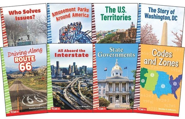 Multiple Authors, Amanda Jackson Green - Explore the United States' Historic Routes and Modern Governance: Social Studies Readers 8-Book Set, Häftad