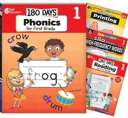 Multiple Authors, Jodene Lynn Smith - 180 Days(tm) Phonics, High-Frequency Words, Reading 2nd Edition, and Printing: Grade 1: 4-Book Set, Häftad