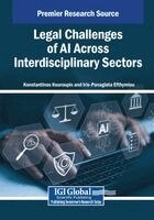 Konstantinos Kouroupis, Iris-Panagiota Efthymiou - Legal Challenges of AI Across Interdisciplinary Sectors, Häftad