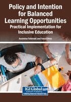 Assimina Tsibidaki, Vana Chiou - Policy and Intention for Balanced Learning Opportunities: Practical Implementation for Inclusive Education, Häftad. Tillgänglighet: Lägg i varukorg