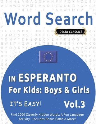 Delta Classics - Word Search in Esperanto for Kids, Häftad