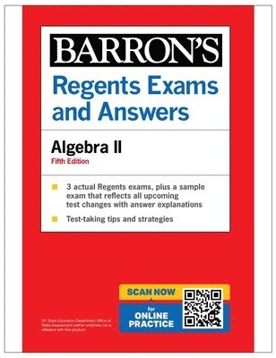 Gary Michael Rubinstein - Regents Exams and Answers: Algebra II, Fifth Edition (Barron's New York Regents), Häftad