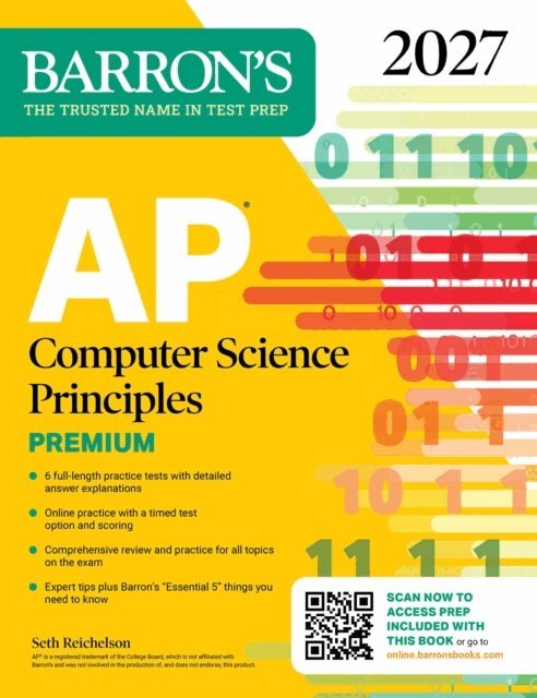 Seth Reichelson - AP Computer Science Principles Premium, 2027: 6 Practice Tests + Comprehensive Review + Online Practice, E-bok