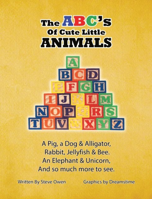 Steve Owen - ABC's of Cute Little Animals, E-bok