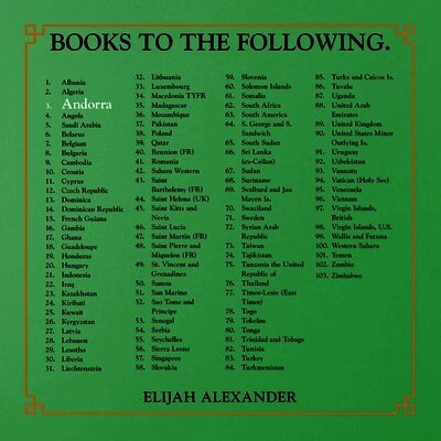 Elijah Alexander - Books to the Following., Häftad