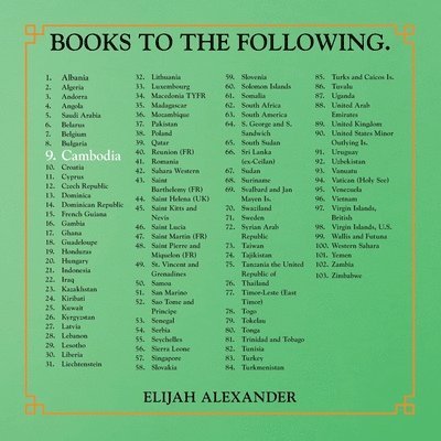 Elijah Alexander - Books to the Following., Häftad
