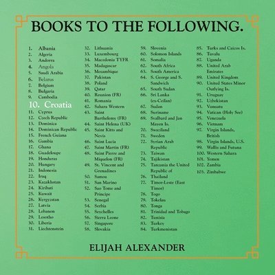 Elijah Alexander - Books to the Following., Häftad
