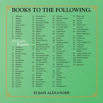 Elijah Alexander - Books to the Following., Häftad
