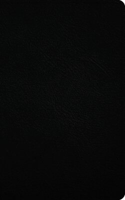 Csb Bibles by Holman - CSB Single-Column Personal Size Reference Bible, Holman Handcrafted Collection, Black Premium Goatskin, Inbunden