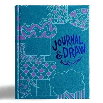 Csb Bibles By Holman - CSB Journal and Draw Bible for Kids, Teal Leathertouch Over Board, Inbunden