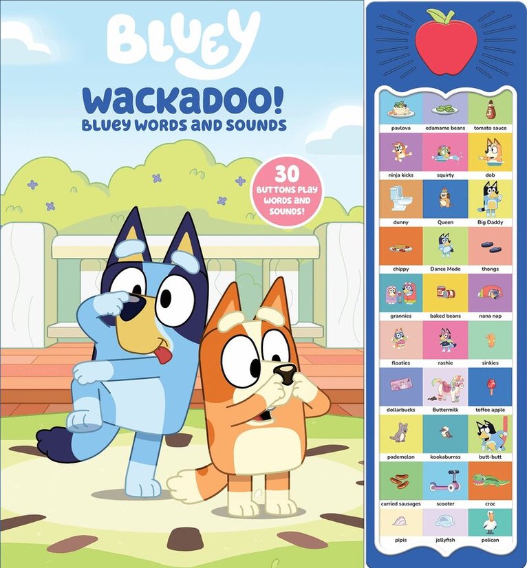 PI Kids - Bluey: Wackadoo! Bluey Words and Sounds Sound Book, Inbunden