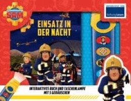 Phoenix International Publications Germany GmbH - Feuerwehrmann Sam - Einsatz in der Nacht - Pappbilderbuch mit Taschenlampe und Glitzerseiten - Bilderbuch mit 5 tollen Geräuschen, Kartonnage. Tillgänglighet: Lägg i varukorg