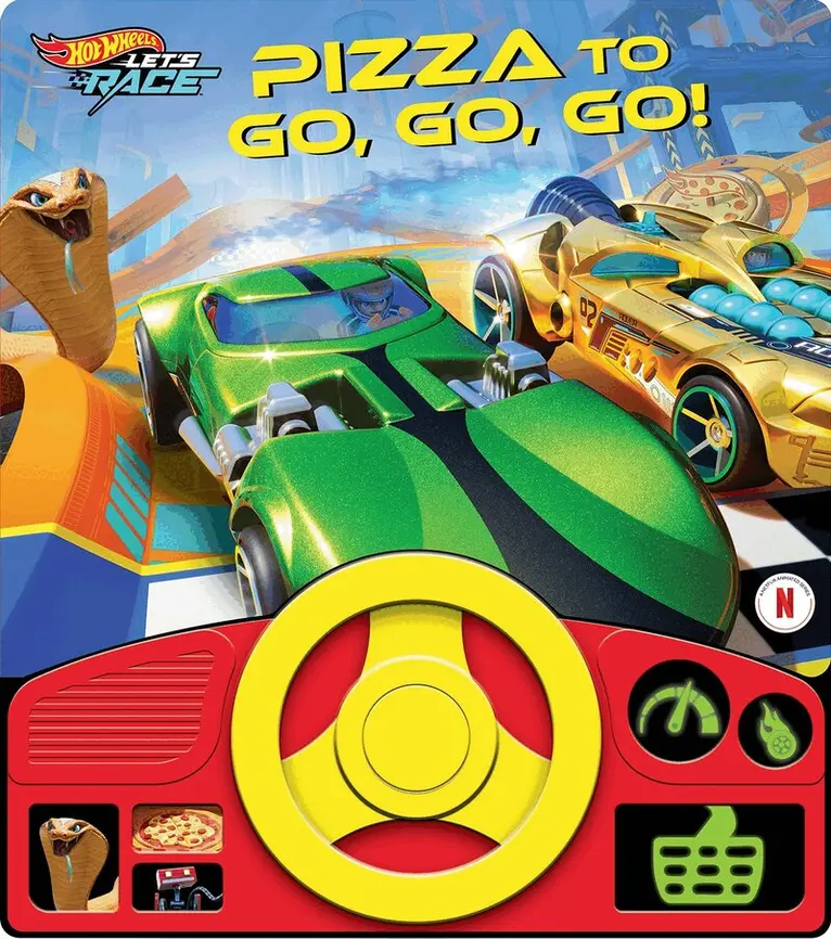 PI Kids - Hot Wheels Let's Race: Pizza to Go, Go, Go! Sound Book, Kartonnage. Tillgänglighet: Lägg i varukorg