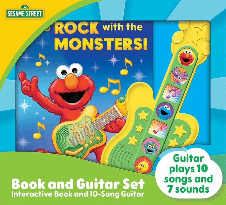 PI Kids - Sesame Street: Rock with the Monsters! Book and Guitar Sound Book Set, Övrigt. Tillgänglighet: Tillfälligt slut