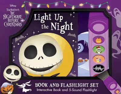 Pi Kids - Disney Tim Burton's the Nightmare Before Christmas: Light Up the Night Book and 5-Sound Flashlight Set, Inbunden. Tillgänglighet: Lägg i varukorg