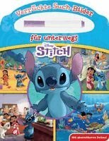 Phoenix International Publications Germany GmbH - Disney Stitch - Verrückte Such-Bilder für unterwegs - Wimmelbuch - Pappbilderbuch mit Stift und abwischbaren Seiten ab 3 Jahren, Kartonnage