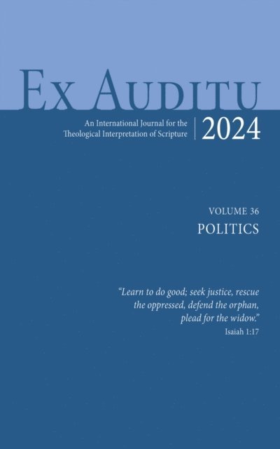 J. Nathan Clayton, Dennis R. Edwards - Ex Auditu - Volume 36, E-bok