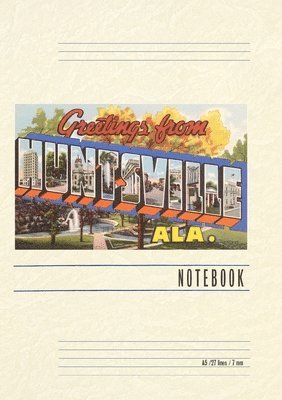 Vintage Lined Notebook Greetings from Huntsville, Häftad
