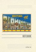 Vintage Lined Notebook Greetings from Birmingham