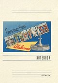 Vintage Lined Notebook Greetings from Enterprise