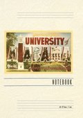 Vintage Lined Notebook Greetings from University of Alabama, Tuscaloosa