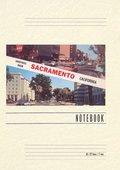 Vintage Lined Notebook Greetings from Sacramento