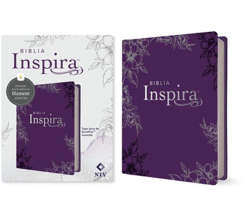 Nueva Traducción Viviente - Biblia Inspira NTV con Filament  (Tapa dura de SentiPiel, Lavanda), Inbunden