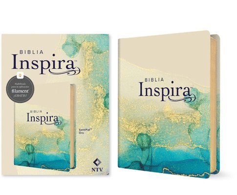 Nueva Traducción Viviente - Biblia Inspira NTV con Filament  (SentiPiel, Oro), Inbunden