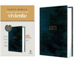 Nueva Traducción Viviente - Biblia Letra Súper Gigante Ntv, Con Filament (Tapa Dura, Azul, Letra Roja), Inbunden