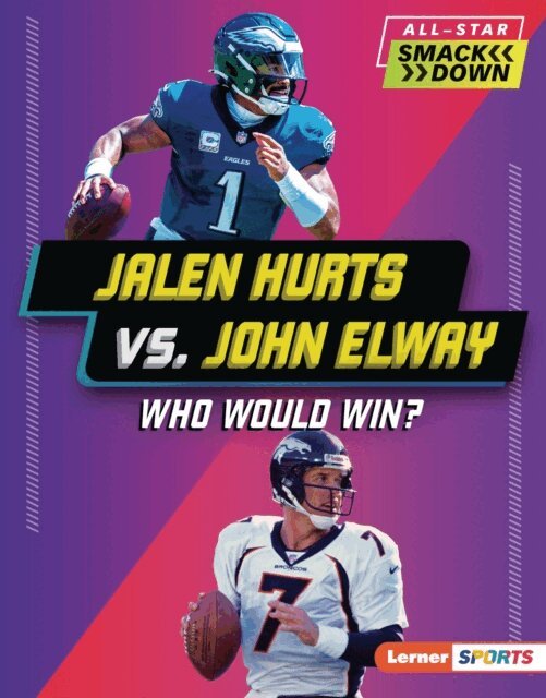 Joe Stanley - Jalen Hurts vs. John Elway, E-bok. Tillgänglighet: Lägg i varukorg