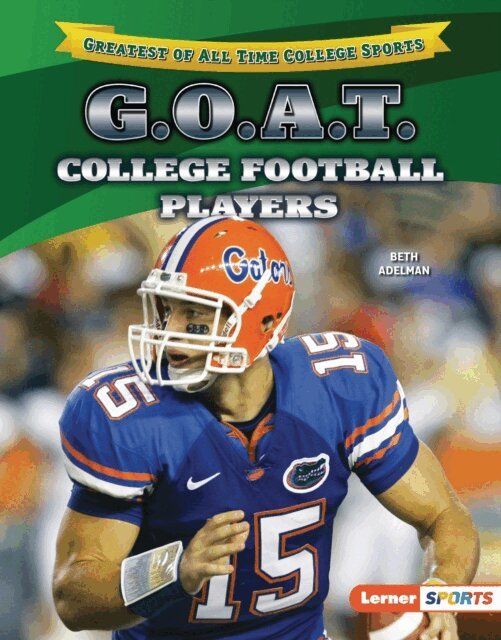 Beth Adelman - G.O.A.T. College Football Players, E-bok